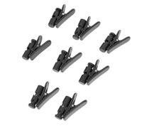 Mikinona 8Pcs Black Headphone Cable Clips Cable Organizers with ABS and Pc Material Prevents Winding Wires and Keeps Headset Stable Suitable to Connect to The Collar