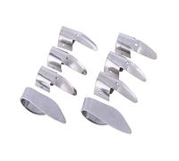 Mikinona 8pcs Guitar Thumb and Index Finger Picks Stainless Steel Ergonomic for Easy Play Great for Beginners and Professionals