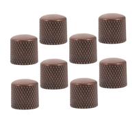 Mikinona 8Pcs Metal Guitar Volume Tone Knobs Precise Potentiometer Control Caps for Electric Guitar and Bass Smooth Operation with Fine Tune Adjustment for Enhanced Sound Performance