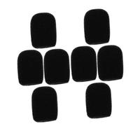 Mikinona 8pcs Microphone Windscreen Muff Sponge Covers Protective Microphone Cap Block Saliva Ktv Performer Essential