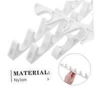 Mikinona 8pcs Nylon Lounge Adjustment Bracket with Gear Recline Weatherproof Outdoor Chair Support Adjuster for Folding Recliners Stable Five Tooth Connector for Garden Camping Balcony