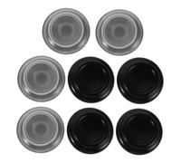 Mikinona 8pcs Piano Mat Foot Pads Non-slip Hardwood Floor Protectors Round Caster Cups Upright Piano Caster Cup Coasters Non-slip Leg Floor Protectors Leg Covers Abs Resin