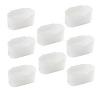 Mikinona 8pcs Plastic Fridge Hanging Box Seasoning Bag Storage Box Refrigerator Organizer for Kitchen Seasoning Packet Holder