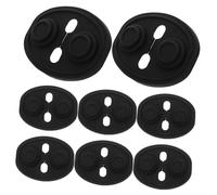 Mikinona 8pcs Silicone Car Door Lock Covers Fit Noise Reduction Vibration Dampening Self Adhesive Automotive Door Latch Protectors for Vehicle Accessories