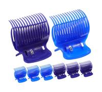 Mikinona 8pcs Stylish Heated Hair Clamp for Hair Root Clip Partition Heated Roller Clips for Women Electric Roller Jaw Clamps Hot Curler Replacement