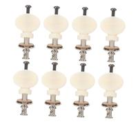 Mikinona 8pcs Ukulele Tuning Pegs Straight Rod Design for Accurate Musical Instrument Tuners with Ergonomic Small Round Handles Compatible with Various Ukulele Models Replacement Parts