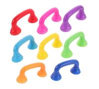 Mikinona 8pcs Whisper Phones with Rounded Edges for Safe Play Brightly Colored Plastic Speech Therapy Phones for Early Learning and Parent Interaction