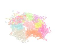 Mikinona 9 Colorful Bags of Decorative Clay Sprinkles Phone Case Charms Diy Glow-in-the-dark Craft Charms for Fashionable Occasions