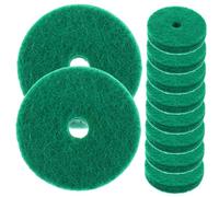Mikinona 90pcs Piano Keyboard Pad Green Felt Washers for Balance Piano Felt Cushion Replacement Parts for Upright Repair and Keyboard Maintenance