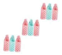 Mikinona 9pcs Hair Rollers for Lightweight Styling Tools for Hair Types for Salon Home Use and Portable Curling