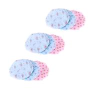 Mikinona 9pcs Random Pattern Shower Caps Waterproof Hair Washing Shield for Women