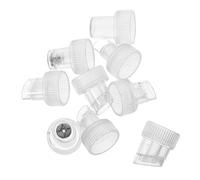 Mikinona 9pcs Small Bubble Tip Face Cleaning Machine Tips Pore Vacuum Attachment Hydro Facial Machine Parts Plastic Transparent
