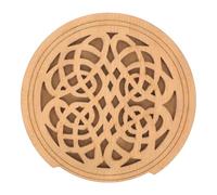 Mikinona Acoustic Guitar Strings Compatible Wooden Soundhole Cover Guitar Supplies