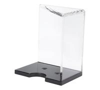 Mikinona Acrylic Playing Card Holder Stand Discard Box for Poker Cards Dust-resistant Anti-rust Organizer for Home Game Storage Transparent Deck Display Case