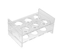 Mikinona Acrylic Transparent Shot Glass Holder Round Cup Rack Drinkware Storage Tray for Home Bar Pubs Restaurants Nightclubs Reusable Easy Clean