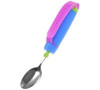 Mikinona Adaptive Non-Slip Spoon for Trembling Hands Lightweight Spillproof Utensil for Elderly Arthritis Cutlery for Hand Spasms and Loss of Grip Easy to Hold and Clean