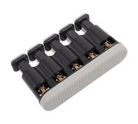 Mikinona Adjustable Guitar Finger Strength Trainer for Beginners Five-key Design Hand Expander for Flexibility and Endurance Ergonomic Compact Finger Exerciser for Piano and Guitar Practice