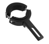 Mikinona Adjustable Motorcycle Headlight Mount LED Light Bracket Aluminum Alloy Shock Absorbing Clamp Compatible with Cars Trucks Motorbikes Black