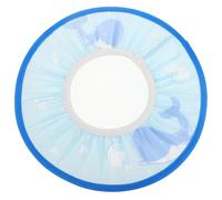 Mikinona Adjustable Shower Hat for Hair Washing Shield with Ear Protection Safe Material Shampoo Cap for Bath Comfort and Fun Blue Whale Design