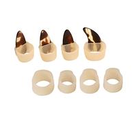 Mikinona Adjustable Silicone Guzheng Nail Protectors Ergonomic Finger Covers for Guzheng Accessories Guitar Banjo Musical Instruments