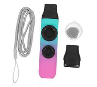 Mikinona Adjustable Tone Double Hole Kazoo Plastic Musical Instrument with Flute Diaphragms and Strings Assorted Colour Easy to Play for Children's Musical Enlightenment