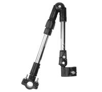 Mikinona Adjustable Umbrella Attachment Holder for Deck Chair and Scooter, Easy to Detach Umbrella Clamp Made of Abs and Stainless Steel, for Outdoor Use on Hot Summer Days