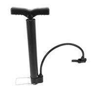 Mikinona Air Pump Aluminium Alloy with Extra Gas Needle 100/120psi Tire Pump Inflator Hand and Foot Activated Design Lightweight Black for Home Long-distance Cycling Balls Motorcycle