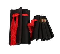 Mikinona Allegro Bamboo Board Kuaiban Clappers Traditional Chinese Allegros Clapper for Boys and Girls Stage Performance Portable Percussion Instrument