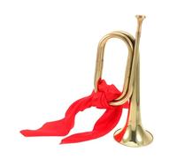 Mikinona Alloy Bugle Trumpet for Beginners Lightweight Musical Wind Instrument with Natural Sound Easy to Play Copper Alloy Bugle for School Band Orchestra Practice