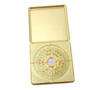 Mikinona Alloy Feng Shui Pan Compass Durable Outdoor Survival Navigation Tool for Camping Hiking and Teaching with Polished Surface Practical Geology Instrument for Adventure Enthusiasts