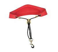 Mikinona Alto Sax Neck Strap Saxophone Harness Strap Leather and Metal Hook Saxophone Accessories
