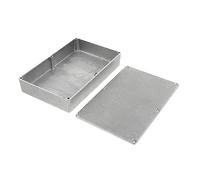 Mikinona Aluminium Box for Guitar Pedal Replacement Enclosure Silver 1590dd Perfect Present