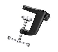 Mikinona Aluminum Alloy Desk Clip C-type Holder Base for Microphone Bracket Table Lamp Fixed Clip Metal Clamp for Clamping