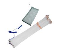 Mikinona American Design Hand Cast Fishing Net with Aluminum Ring Heavy Steel Weights Fine Mesh for Freshwater and Saltwater Bait Fish Precision Casting for Easy Shrimp and Fish Trap Quick