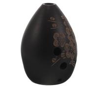 Mikinona Ancient China Ocarina: 8 Hole Pottery Ocarina Chinese Flute Xun Instrument for Beginner Practice - Clay Instrument Home Ornament