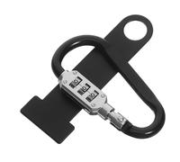 Mikinona Anti-Theft Motorcycle Helmet Lock Bracket Weather-Resistant Handlebar Mount with Combination Password Fit for Motorbikes and Scooters Accessories