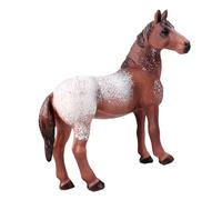Mikinona Appaloosa Horse Model for Boys and Realistic Wild Animal Figure with Fine Craftsmanship Educational Plaything and Decorative Ornament for Party Display