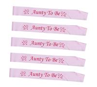 Mikinona Baby Shower Sash Baby Birthday Decorative Sash for Mom-to-Be Printed Letter Design Cloth One Size Fits Most for Shower Party and Birthday Themed Party Decor
