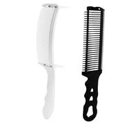 Mikinona Barber Comb Hairdressing Kit 2 Pcs Men's Hair Cutting Comb Styling Hair Positioning