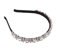 Mikinona Baroque Style Rhinestone Hairband Lady Headdress for Parties Dances and Everyday Wear Creative Hair Hoops for Women Comfortable Decorative Accessory