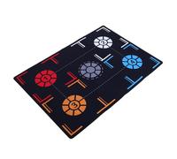 Mikinona Basketball Training Mat Non Slip Pad for Footwork Dribble Skills Portable Agility Fitness Mat with Shock Absorption and Noise Reduction Indoor Trainer for Home and Gym Use