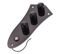 Mikinona Bass Circuit Control Board Assembly Black Potentiometer for Electric Bass Construction for Volume Control and Easy Installation