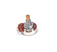 Mikinona Bk Mini Long Knurled Split Shaft Potentiometer for Guitar Volume and Tone Controls Durable Copper Head Dual Pot Easy Installation Replacement for Electric Guitar