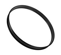 Mikinona Black Iron Snare Drum Hoop Protector Drum Hardware Accessory with Easy Installation Stable Fit for Music Styles British Market