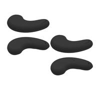 Mikinona Black Silicone Ear Protectors for Hair Dyeing Professional Reusable Ear Covers for Salon Hair Coloring Perming and Bathing Comfortable Leak-resistant Earmuffs