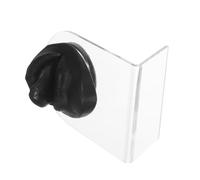 Mikinona Black Silicone Tongue Model Flexible Realistic Mouth Display for Piercing Tattoo Training Reusable Soft Body Part for Makeup Practice and Jewelry Showcase