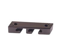 Mikinona Black Zinc Alloy String Retainer for 3 String Bass Guitar High Strength Metal Roller Guide Guitar Accessories for Bass Players