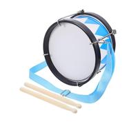 Mikinona Blue Percussion Snare Drum with Drumsticks for Adults Beginner Music Instrument Enhancing Concentration Creativity and Interaction