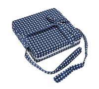 Mikinona Blue Star Pattern Booster Seat Cushion Heightening Pad for Dining Chairs Lightweight Easy-Clean Support Cushion for Home and Restaurant Use