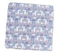 Mikinona Booster Cushion Removable Chair Cushion with Strap High Density Sponge Polyester Cover Height Raising Design for Children Dining Chair Daily Meals